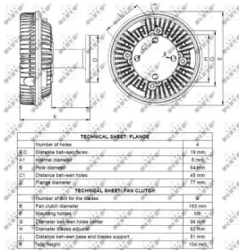 WILMINK GROUP wg1720848 -  Сцепление, вентилятор радиатора